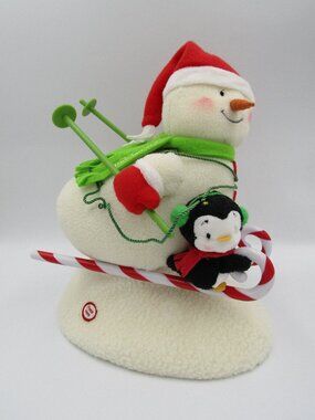 Hallmark Jingle Pals Swooshin' Duo 2012 Singing Musical Skiing Snowman Penguin
